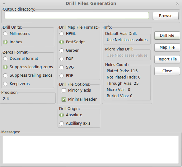 Drill Dialog