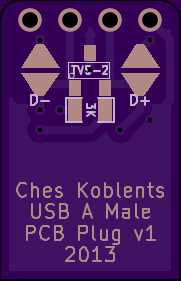 USB Plug-PCB Back