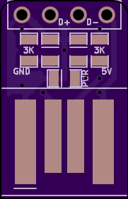 USB Plug-PCB Front