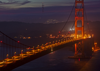 Sutro Tower Behind Golden Gate