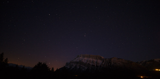 Mount Rundle at Night